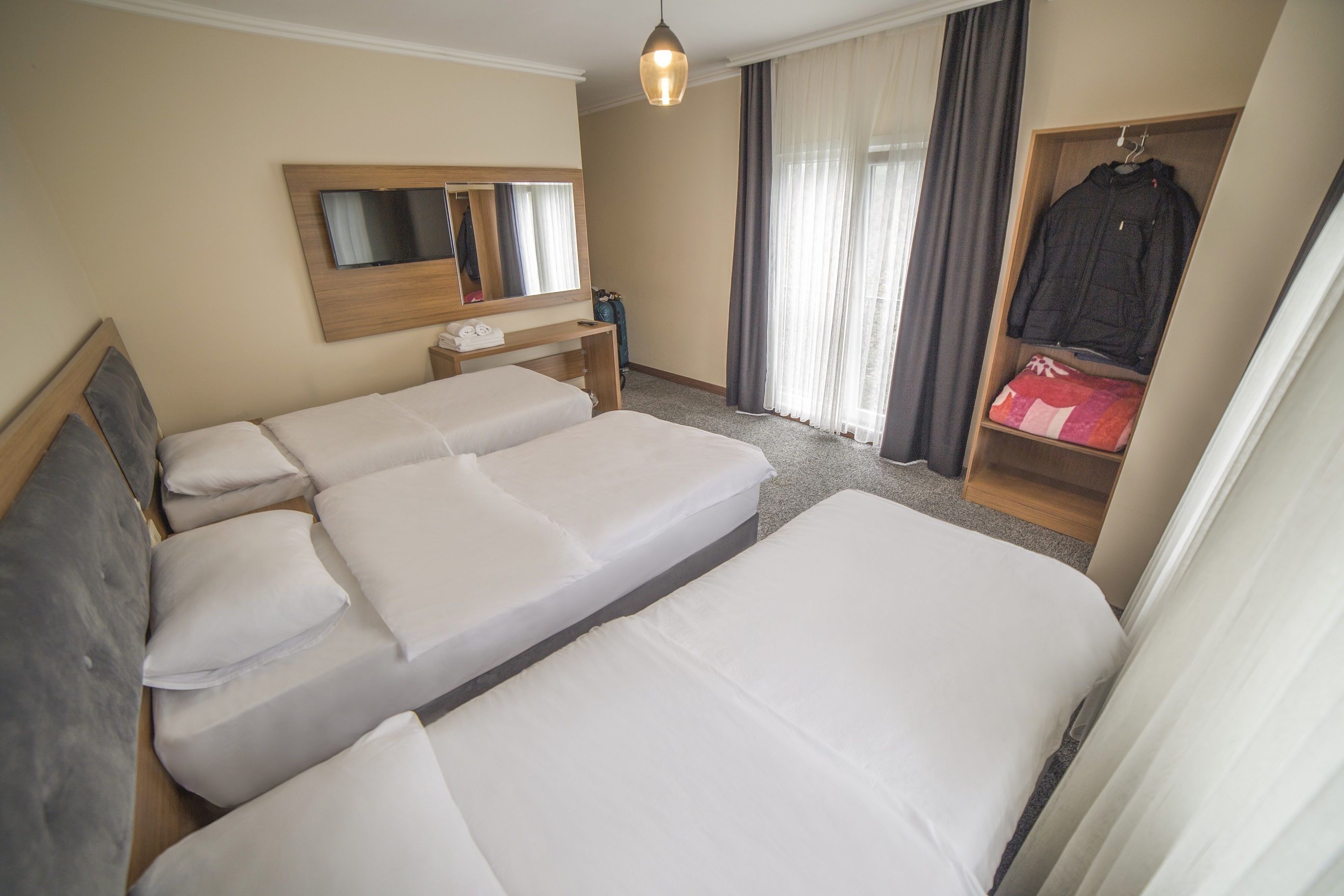 Deluxe Triple Room, 1 Bedroom, Mountain View, Corner | View from room