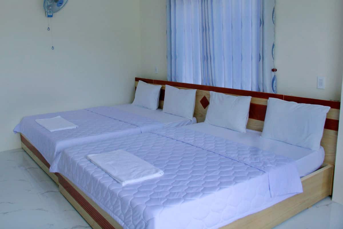 Escritorio, wifi gratis y ropa de cama