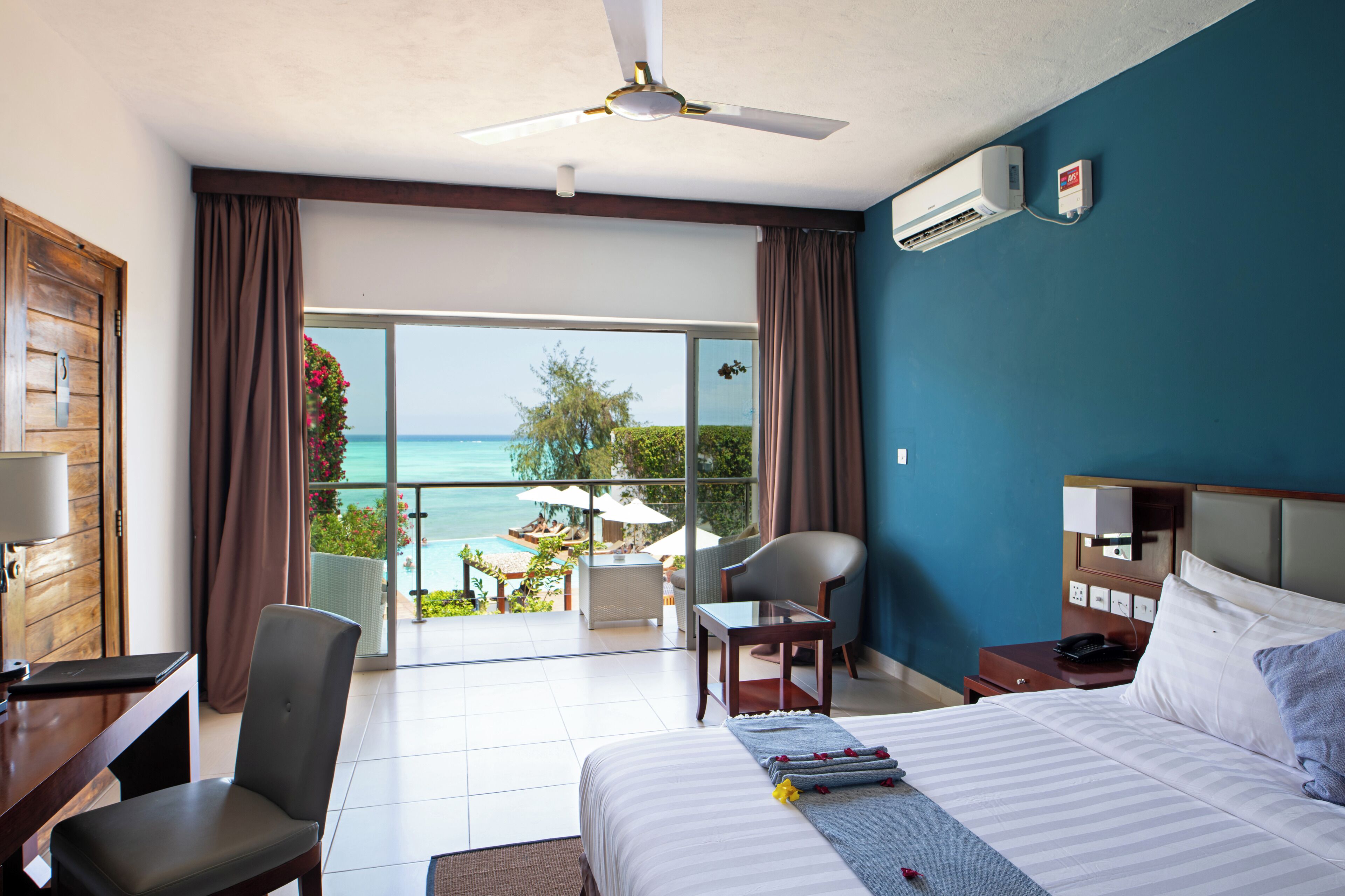 Chambre, 1 lit double, vue mer