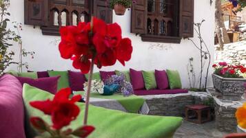 61-inch LCD TV with satellite channels, TV