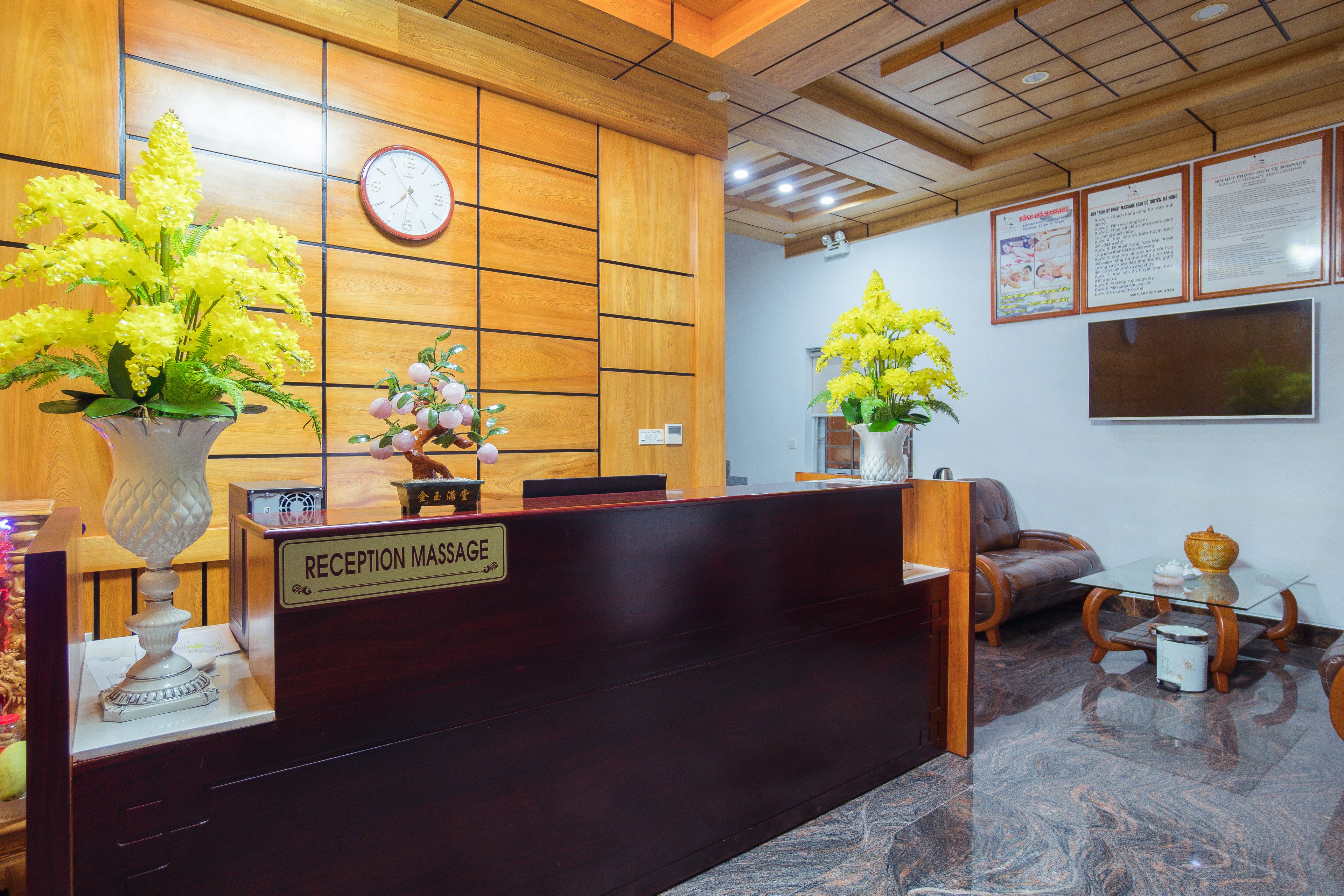 Spa reception