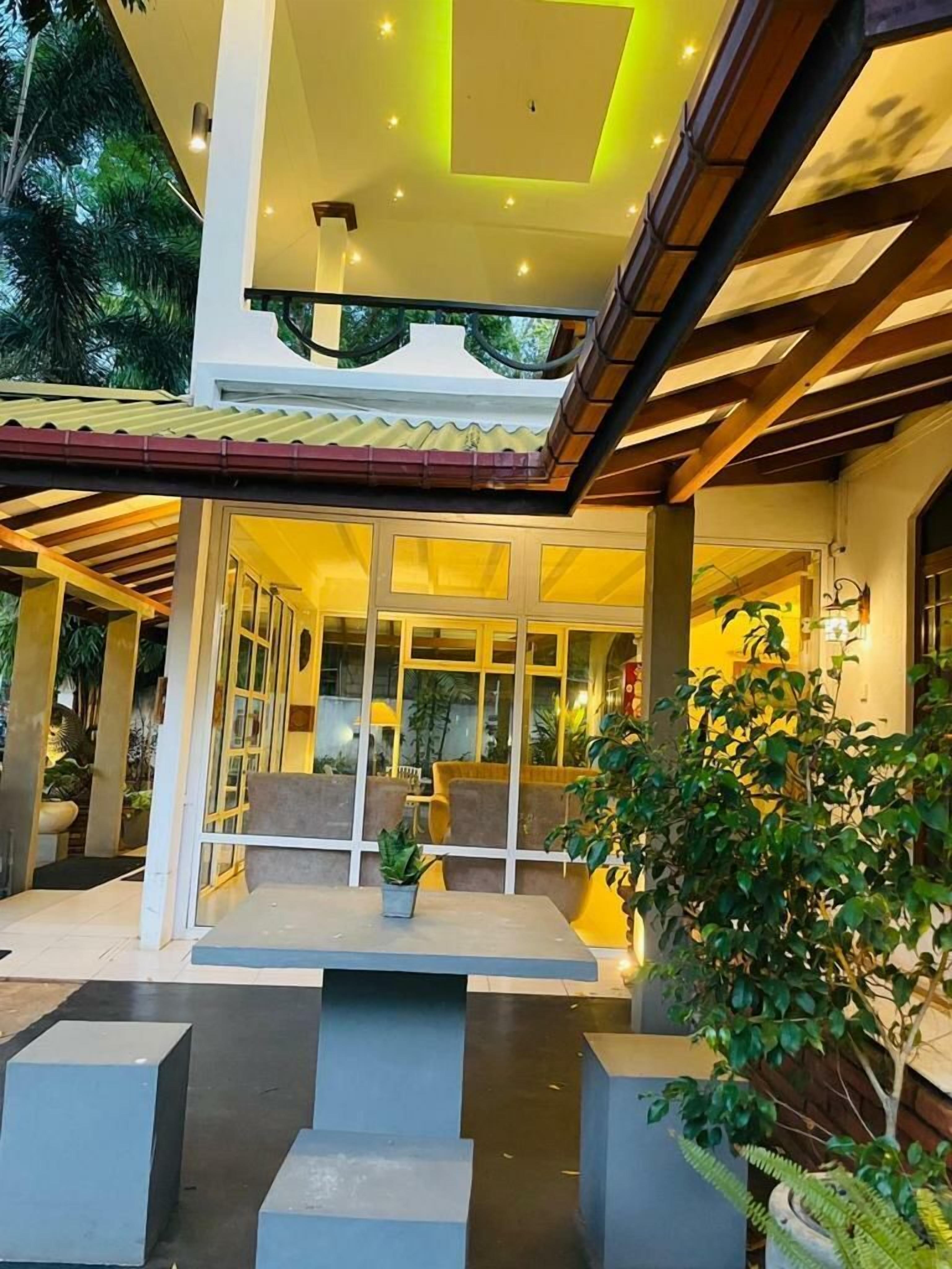 Façade de l’hébergement