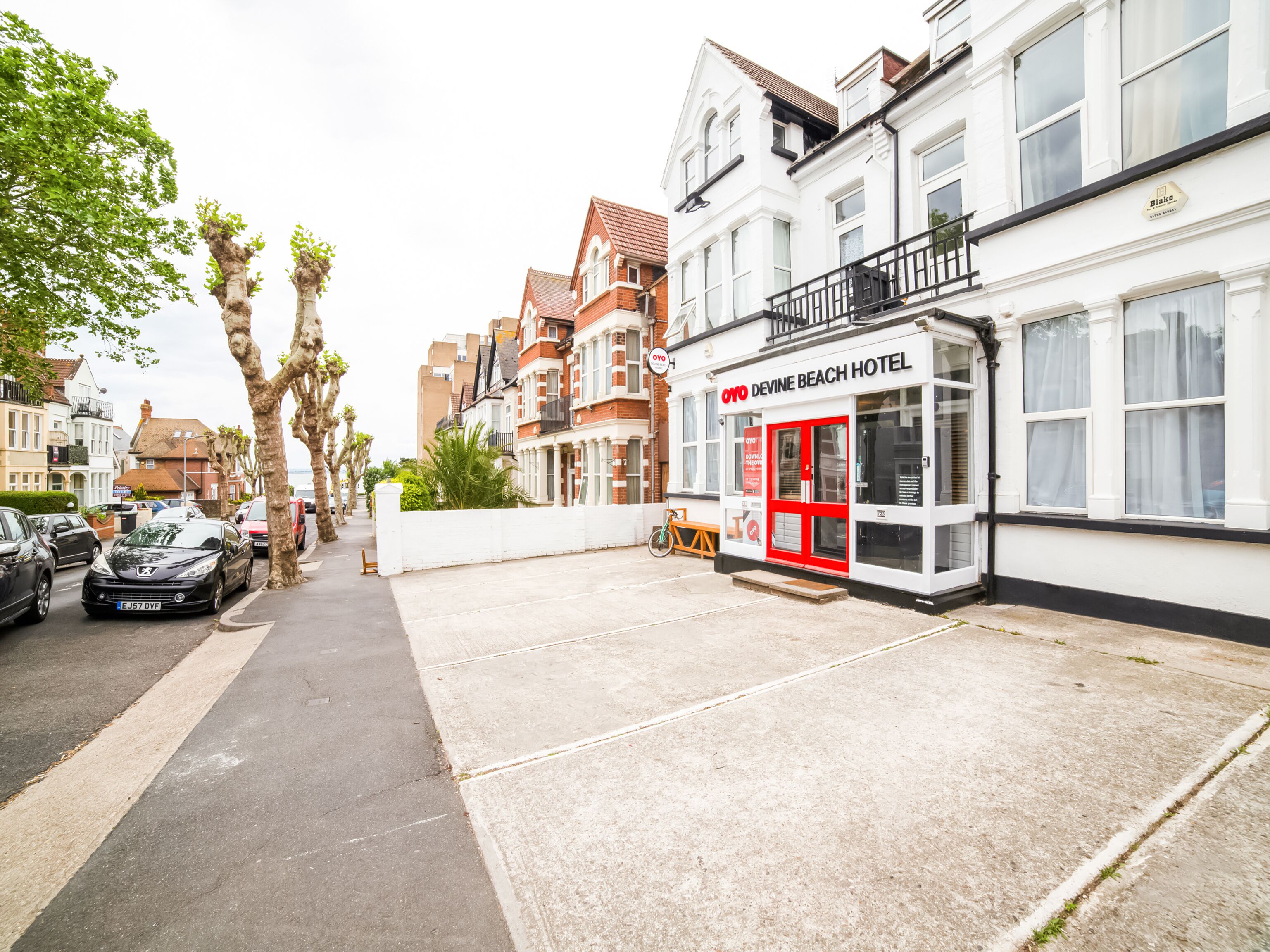 Majoituspaikan julkisivu