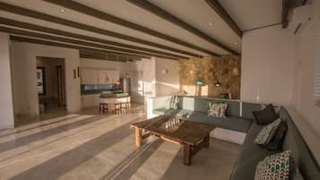 Villa, Ocean View | Living room | Flat-screen TV