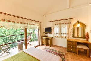 Ropa de cama de alta calidad y minibar 