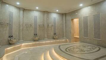 Sauna, höyrysauna, kuumia lähteitä, turkkilainen sauna, vartalohoitoja