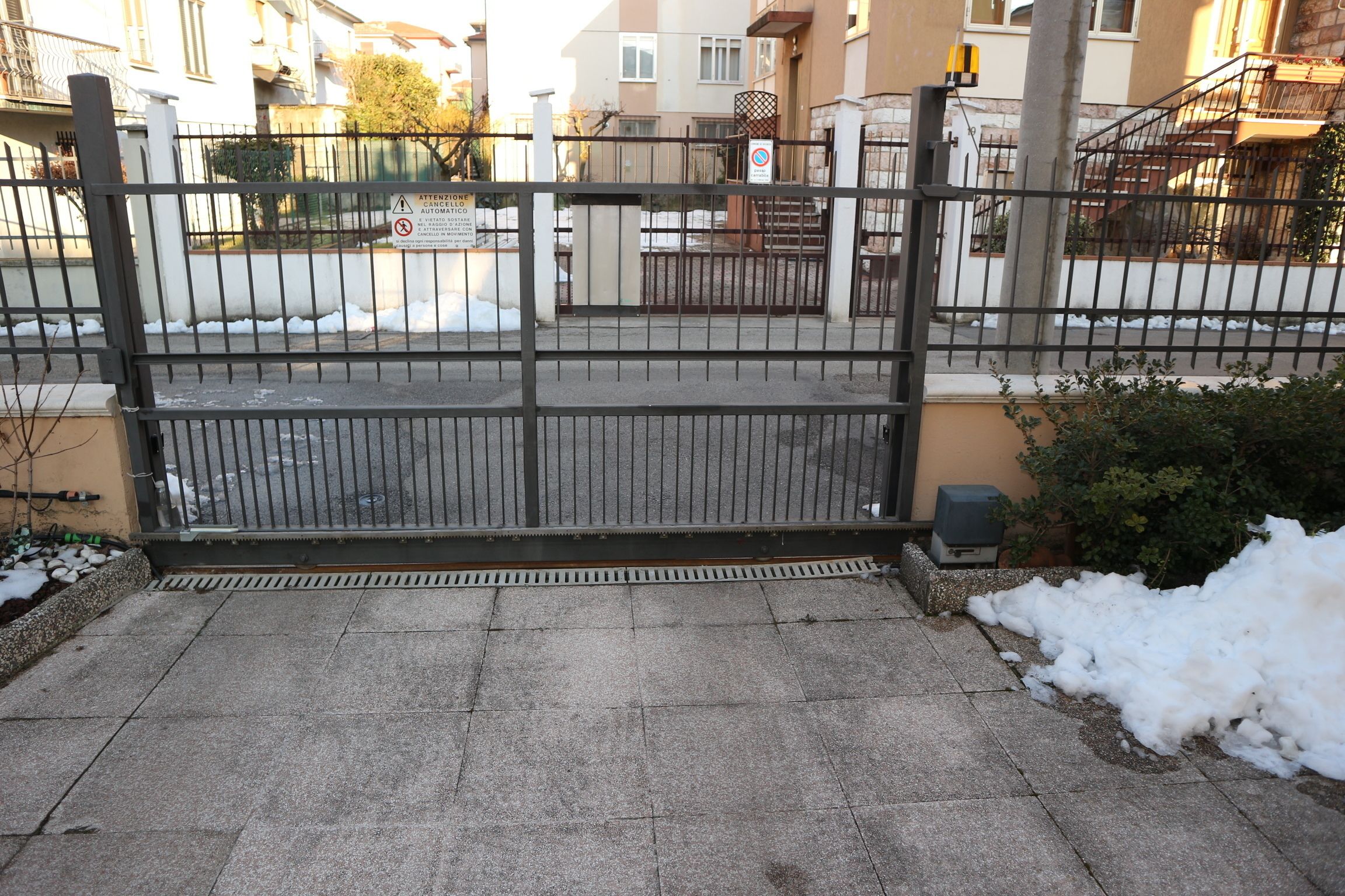 Majoituspaikan sisäänkäynti