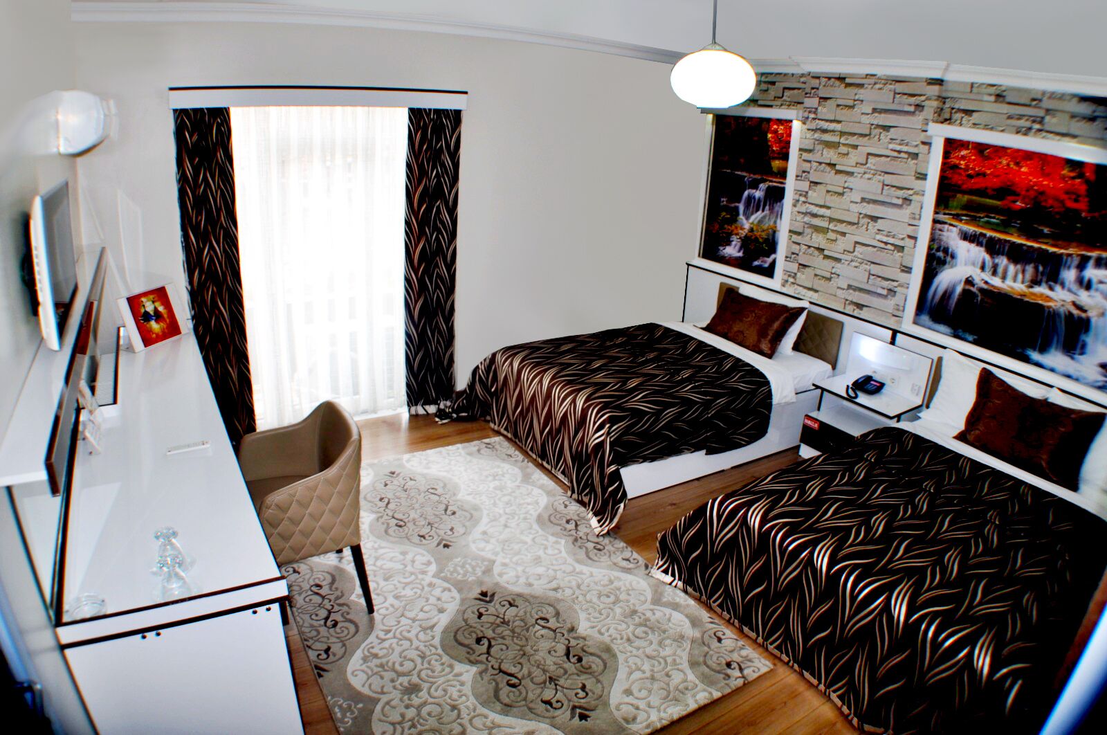 deluxe double room | premium bedding, minibar, in-room safe, desk