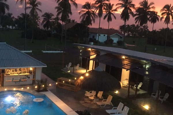 Front of property - evening/night
