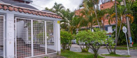 Overnatningsstedets facade