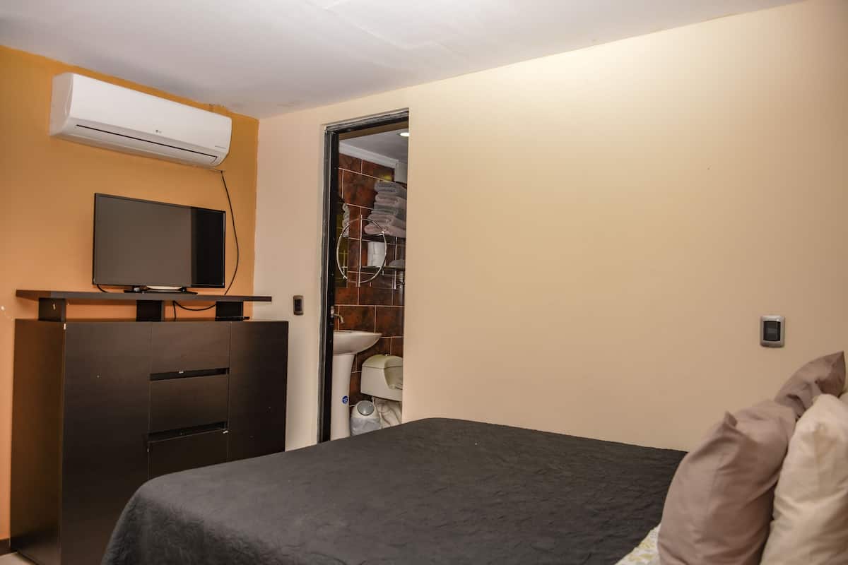 Classic Apartment, 2 Bedrooms, Hot Tub (2 Queen Beds) | 1 bedroom, iron/ironing board, free WiFi