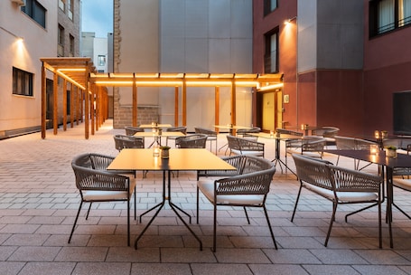 Terraza o patio. Eurostars Fuerte Ruavieja