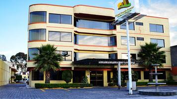 Voorkant van accommodatie