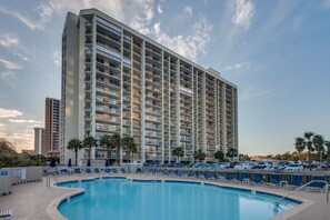 Condo, 2 Bedrooms | Pool | Outdoor pool - South Hampton 503 2br 2ba Oceanview 2 Bedroom Condo by RedAwning (Myrtle Beach)