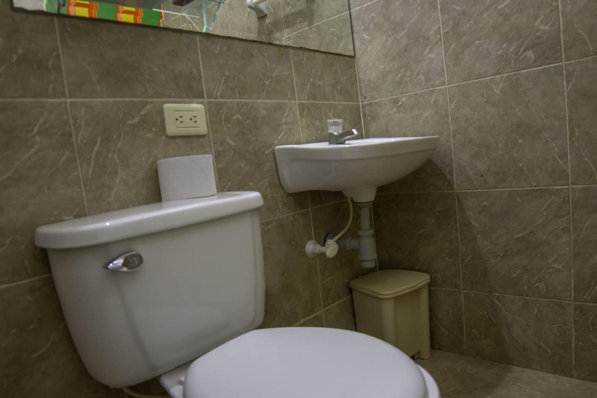 double room, 1 double bed | bathroom | shower, free toiletries, towels