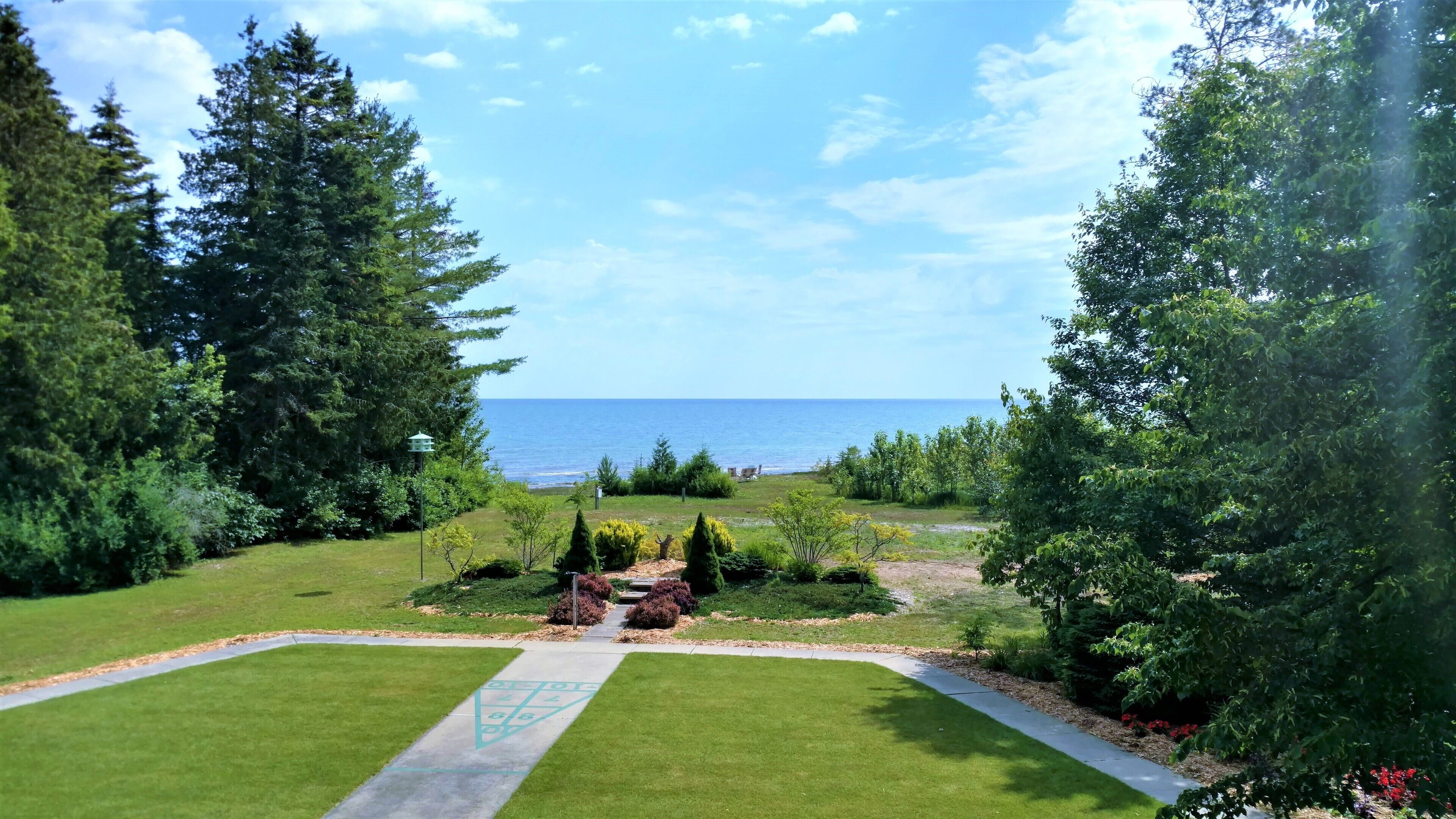 View from master bedroom balcony.