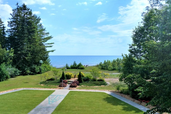 View from master bedroom balcony.