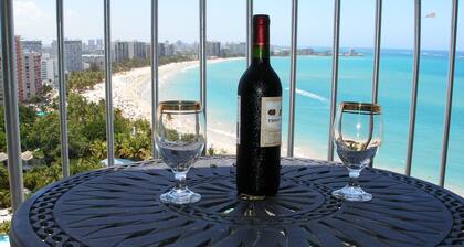 Isla Verde Beach Front Ocean View Queen Beds, Parking