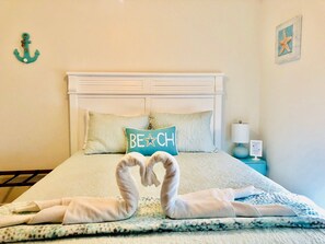 4 soverom, strykejern/-brett, wi-fi og sengetøy