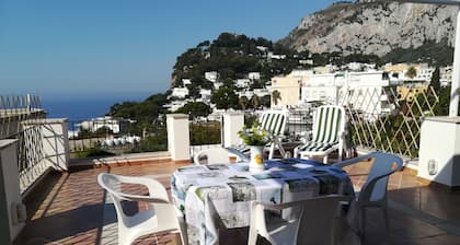 A centrally located house with a breathtaking view of the Island.