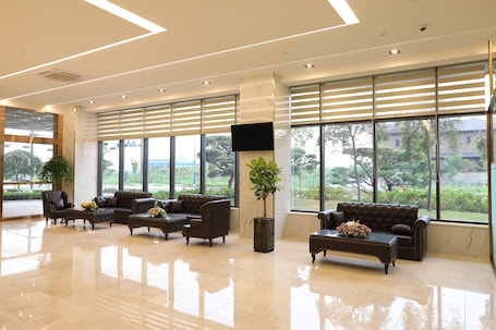 Sala de estar en el lobby
