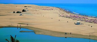 On-the-Beach House with terrace - Maspalomas (sleeps 4)