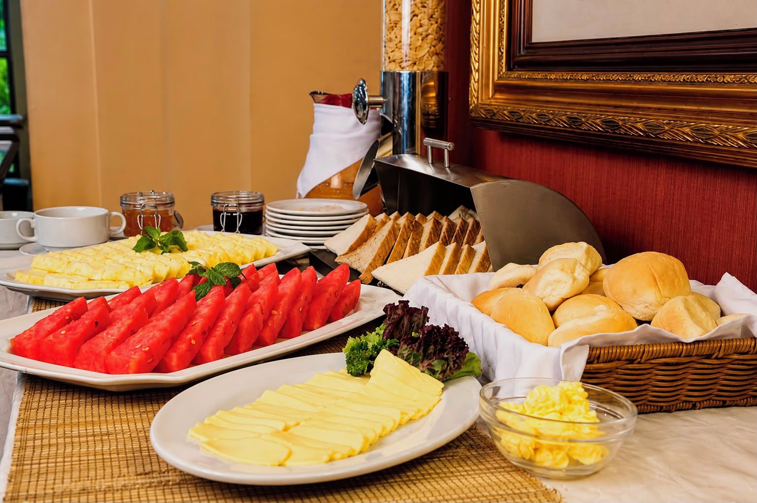 Breakfast buffet
