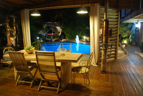 Luxury villa with pool on an ancient sugarcane plantation