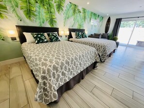 4 bedrooms, desk, iron/ironing board, free WiFi