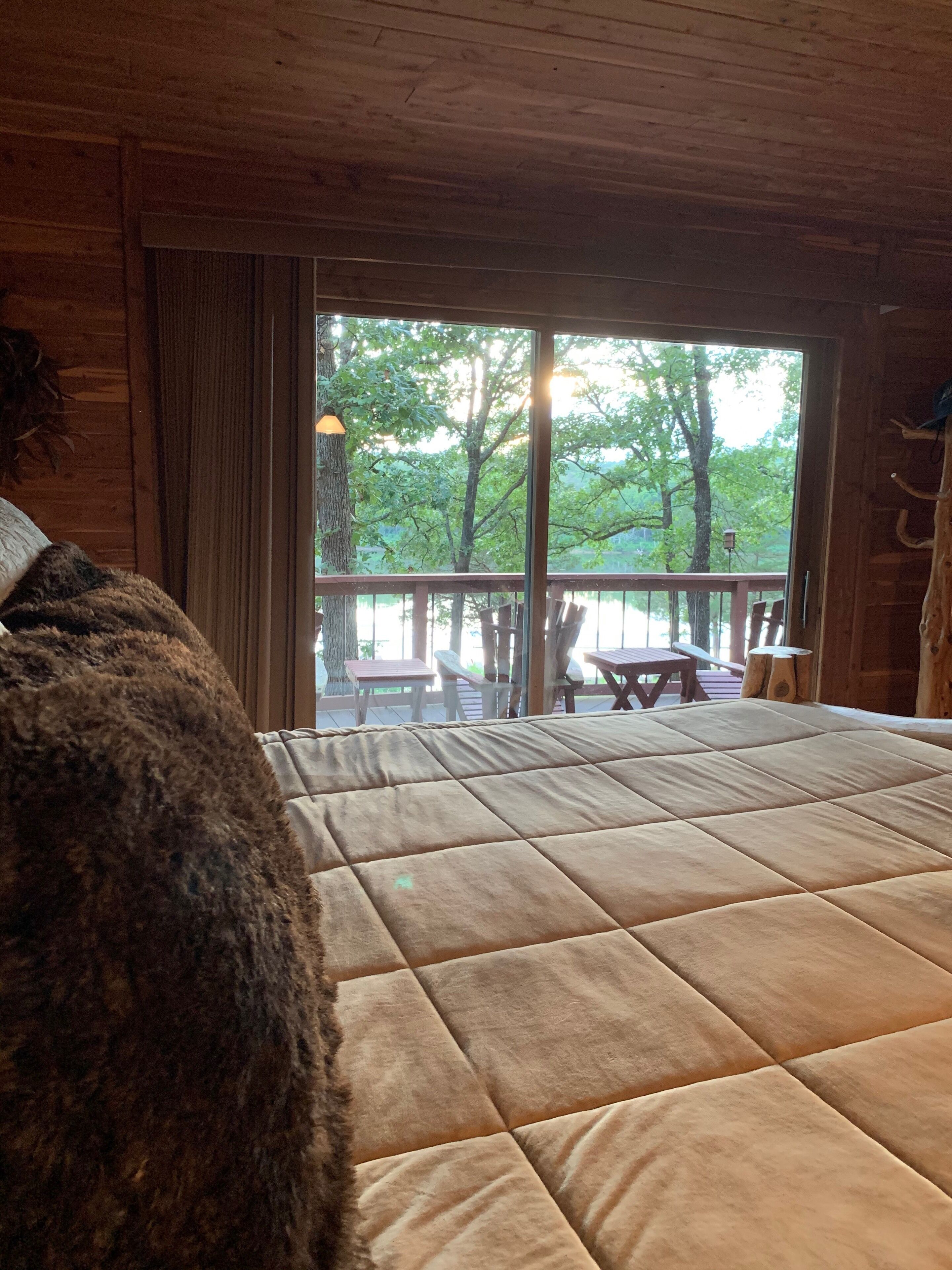 Gorgeous view from the master bedroom