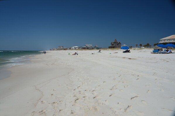 Accommodatie ligt op het strand