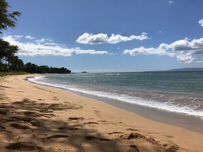 Sun loungers, beach towels