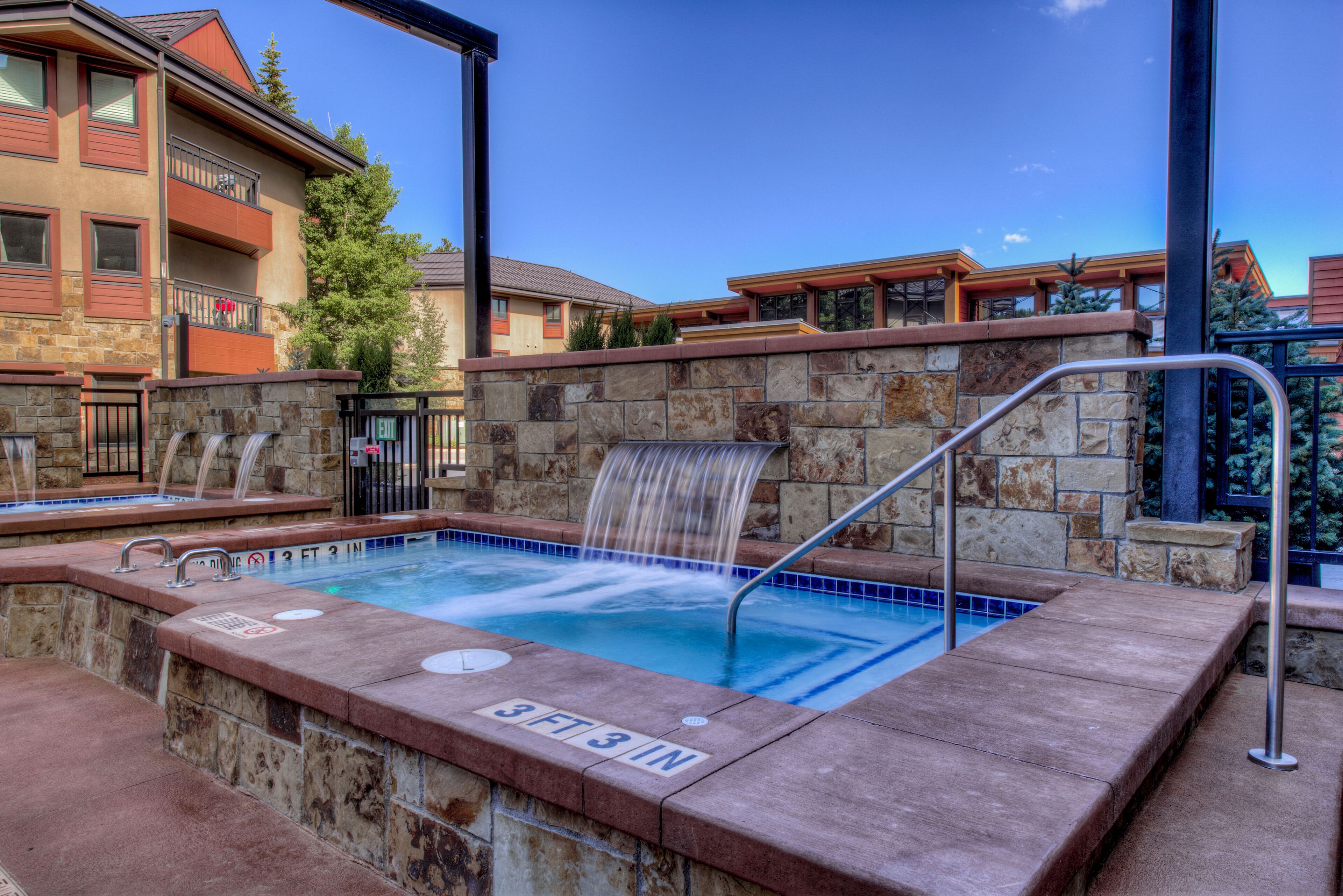 Indoor pool, outdoor pool