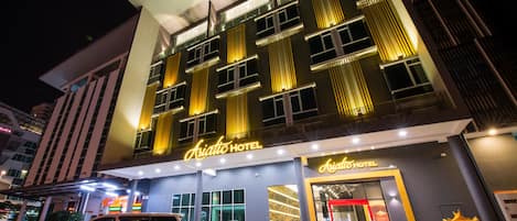 Fassade der Unterkunft