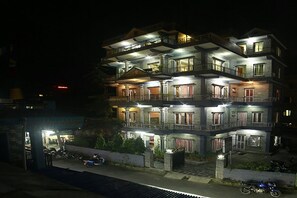 Front of property - evening/night - Pokhara Palace Hotel (Pokhara)