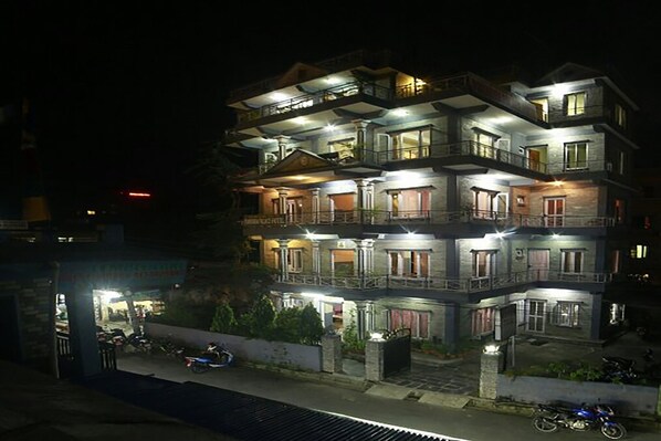 Front of property - evening/night