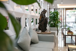 Outdoor banquet area