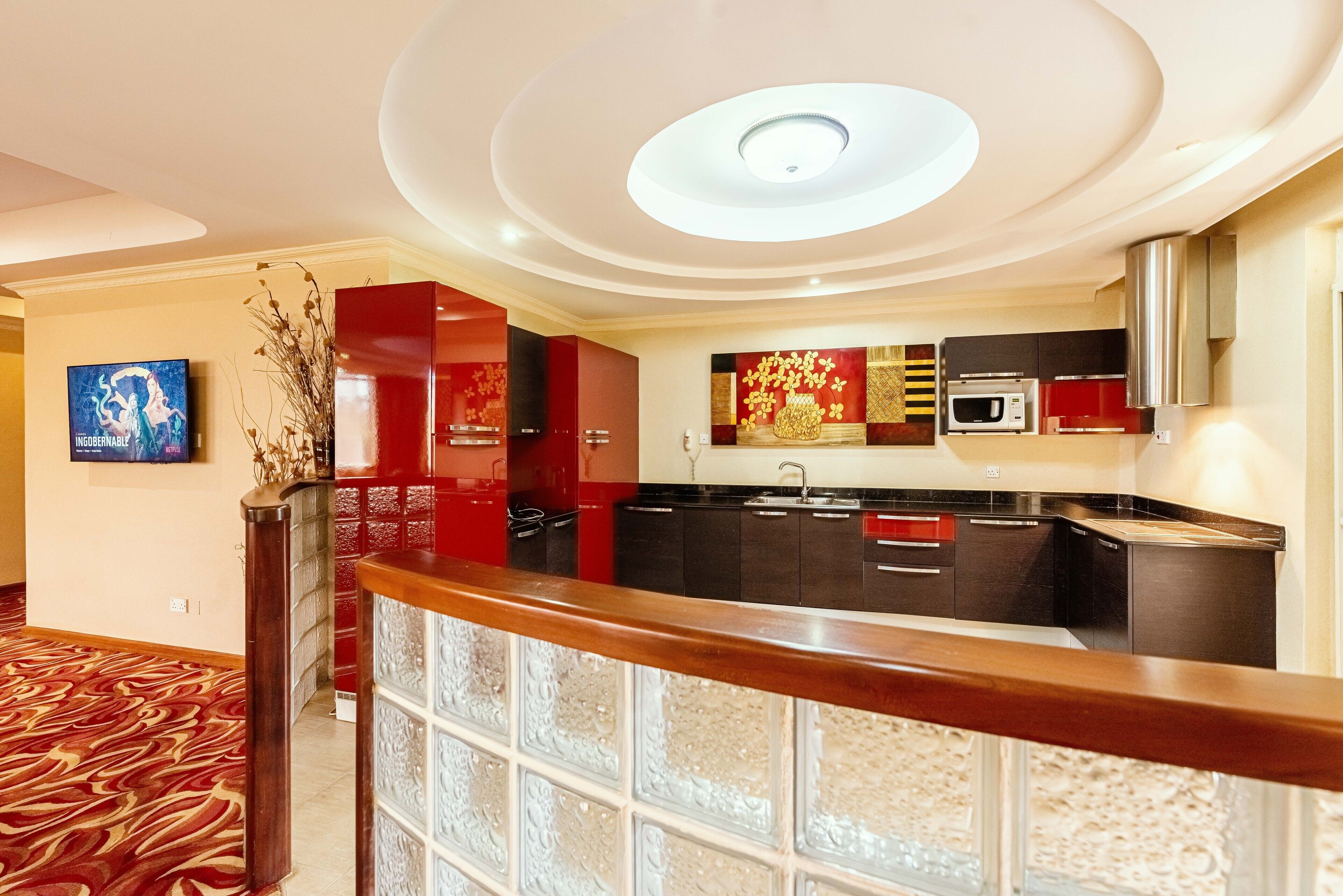 presidential suite, 2 bedrooms, mountain view, executive level | private kitchen