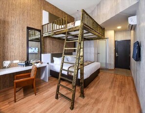 Een strijkplank/strijkijzer, gratis wifi