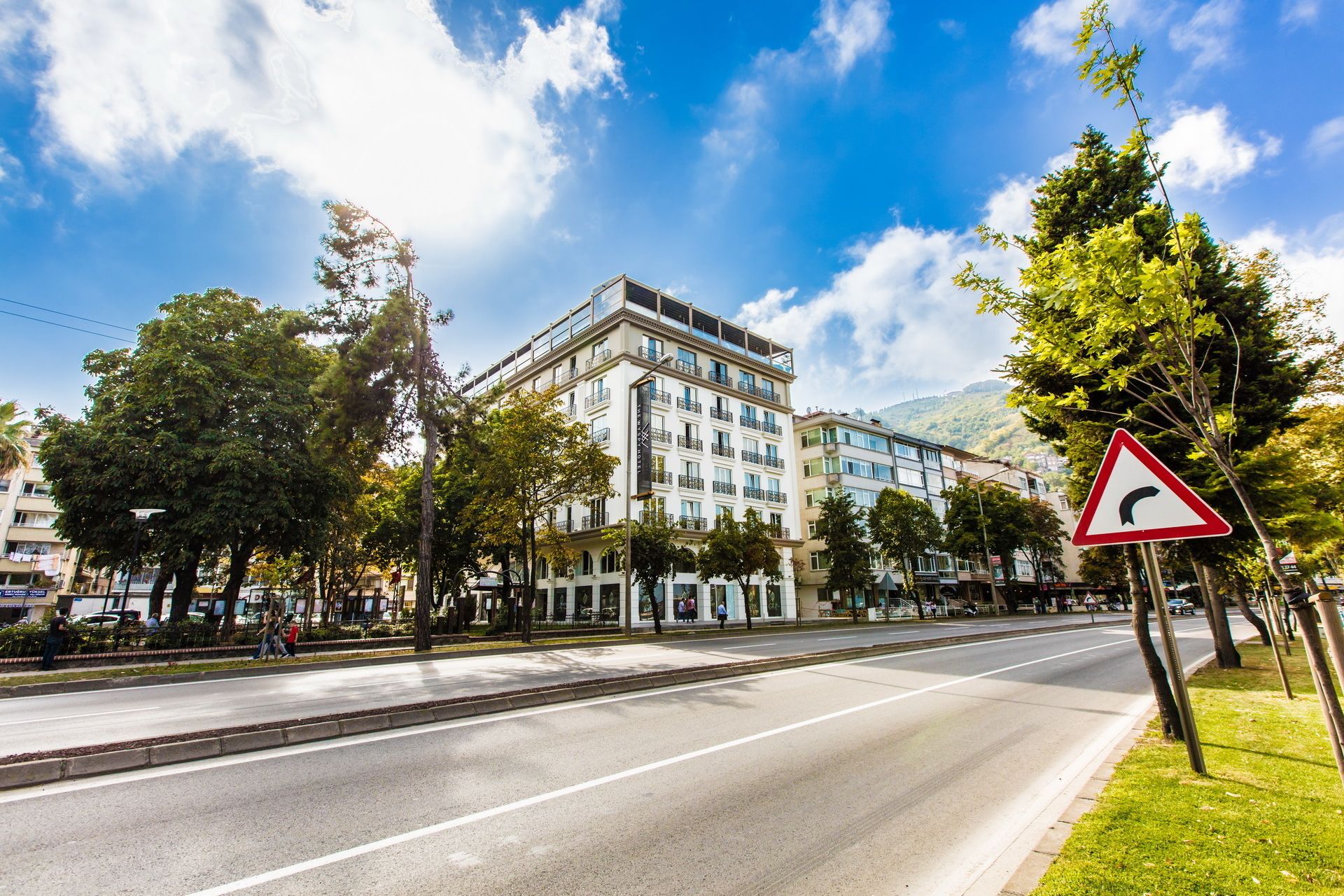 Blick von der Unterkunft