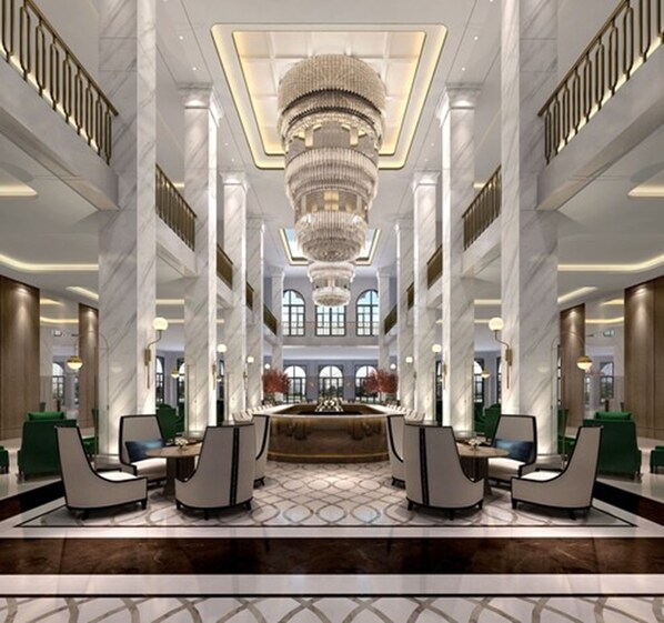 Sala de estar en el lobby