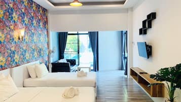 Pool Villa Twin Bed | 1 bedroom, premium bedding, down comforters, minibar