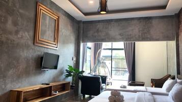 Pool Villa Triple Bed | 1 bedroom, premium bedding, down duvets, minibar