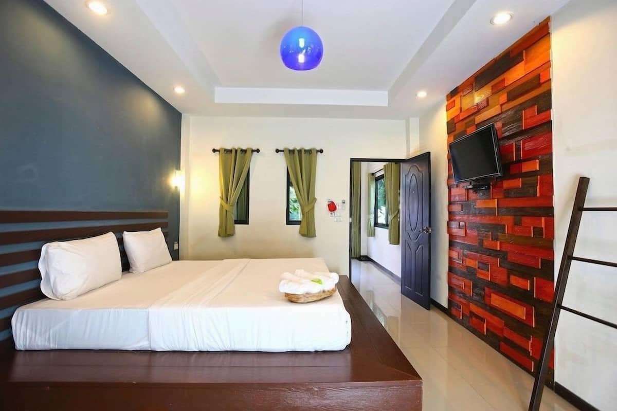1 chambre, literie de qualité supérieure, couette en duvet d'oie