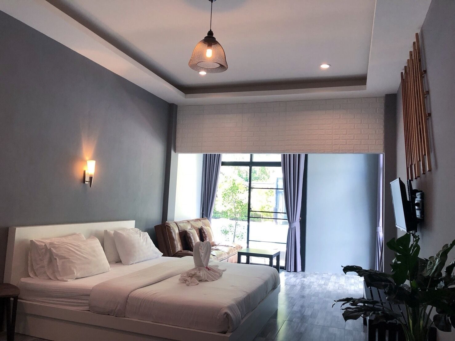 pool villa double bed  | 1 bedroom, premium bedding, down duvets, minibar