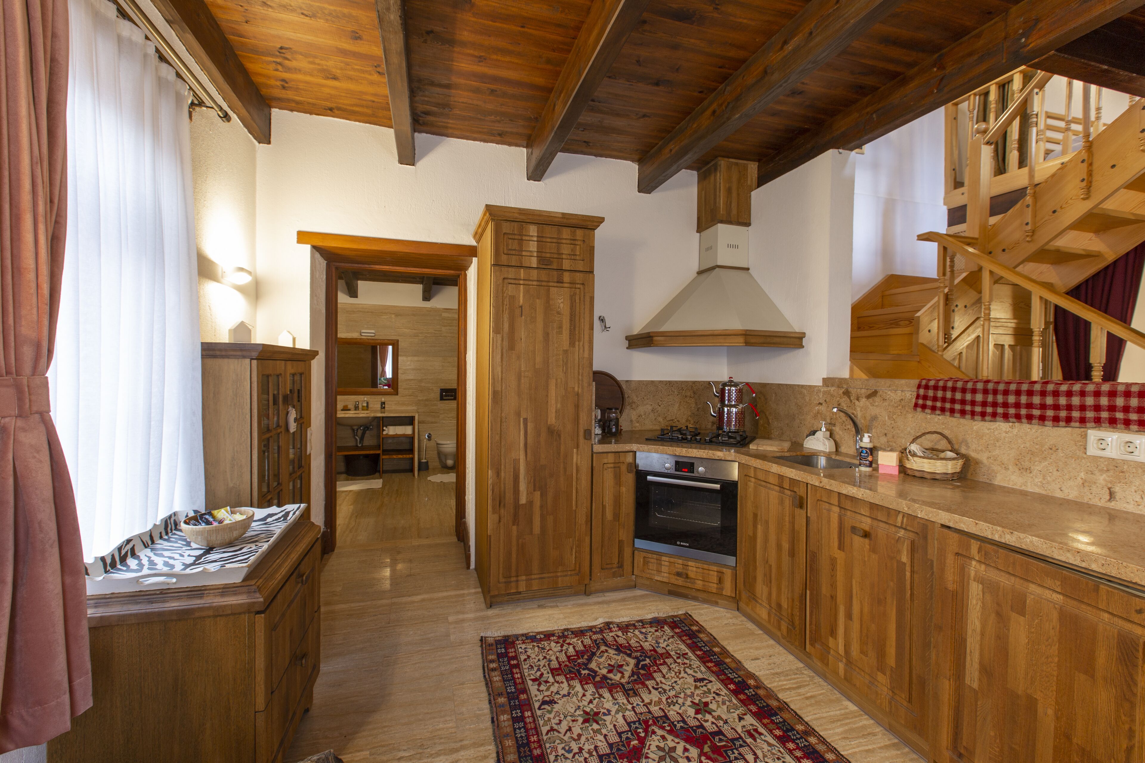 panoramic chalet, 3 bedrooms, patio, sea facing | private kitchen | coffee/tea maker, electric kettle, high chair