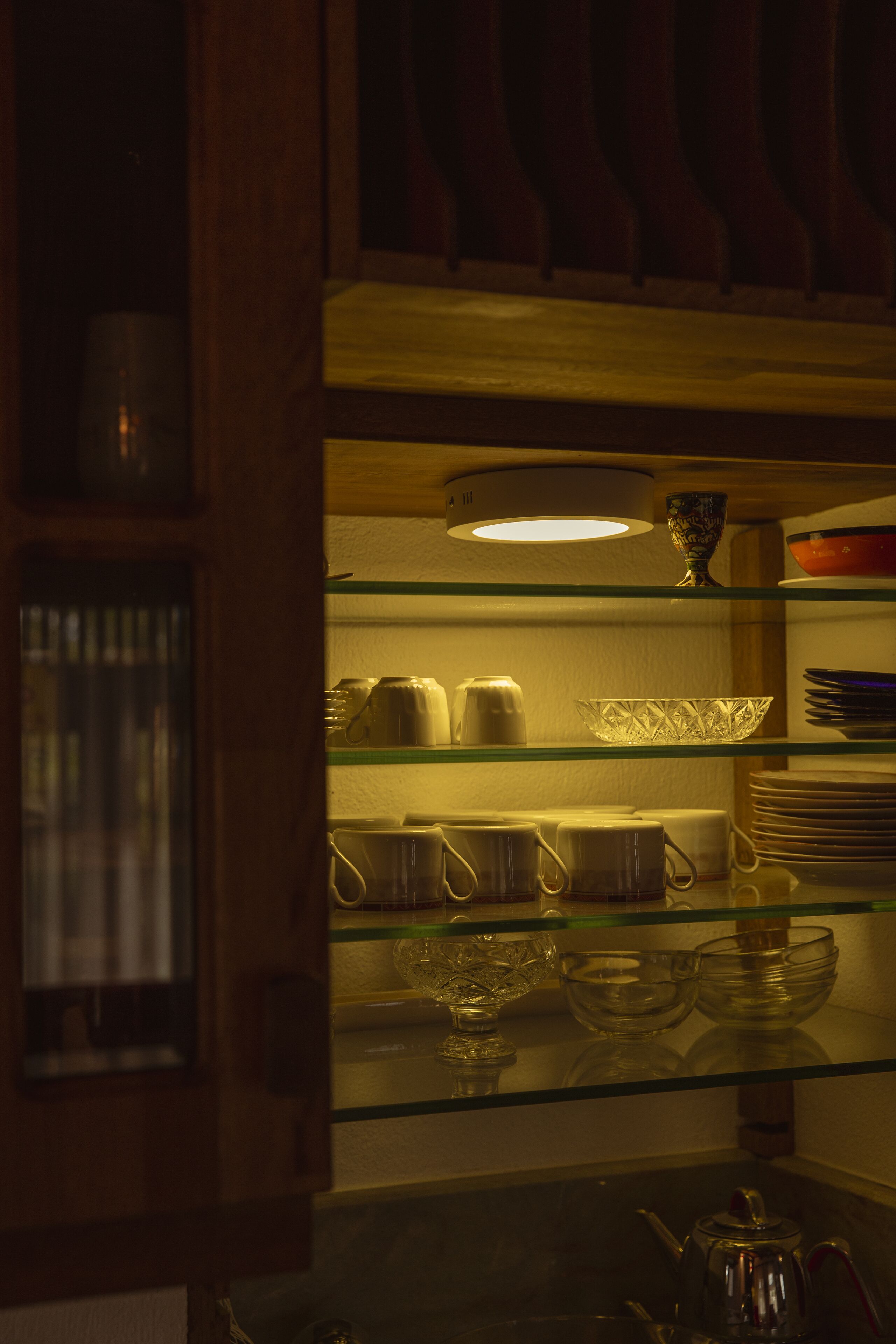 royal chalet | private kitchen | coffee/tea maker, electric kettle, high chair