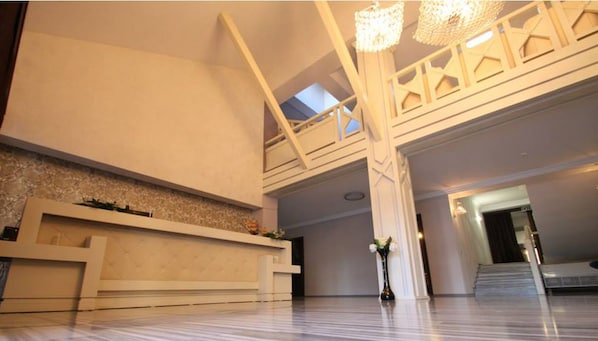 Interior entrance