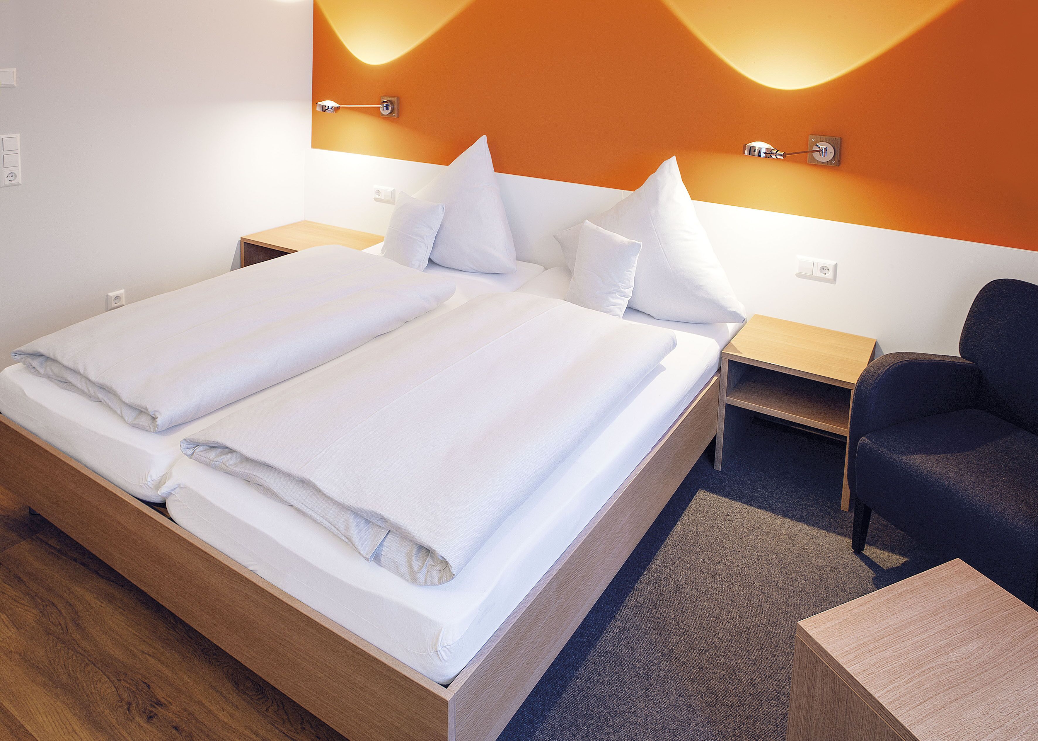 comfort double room, non smoking, garden view | premium bedding, desk, free wifi, bed sheets