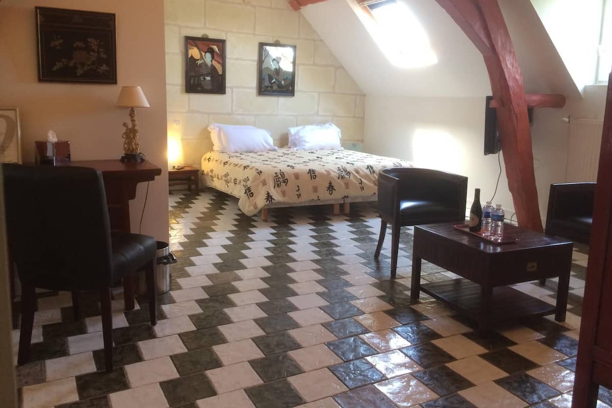 Double Room (Soleil Levant) | 2 bedrooms, in-room safe, individually decorated, desk
